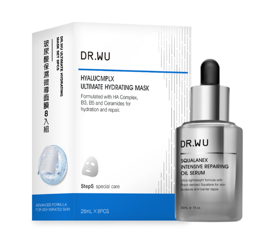 水油雙效養膚套裝 (面膜+15ml/30ml角鯊油)