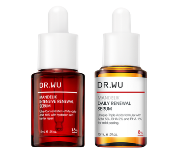 杏仁酸煥膚雙精華組（杏仁酸精華18%＋8%）｜速效煥膚 搶救危肌