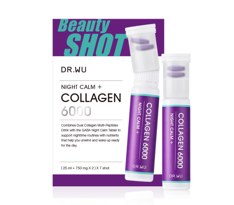 ✨韓劇女神凍齡秘密 ✨晚安雙膠原胜肽飲｜【安睡美容】GABA＋膠原